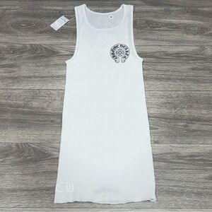 Chrome Hearts White Tank Top